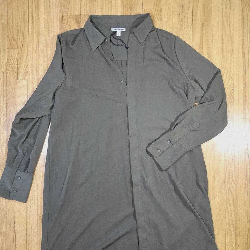 Prologue Olive Green Shirt Dress